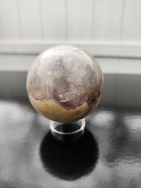 13 Ounce Striped Calcite Sphere