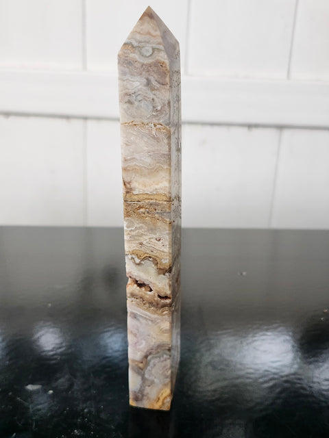 Yellow jasper tower! 6.5 inches tall, 9 ounces