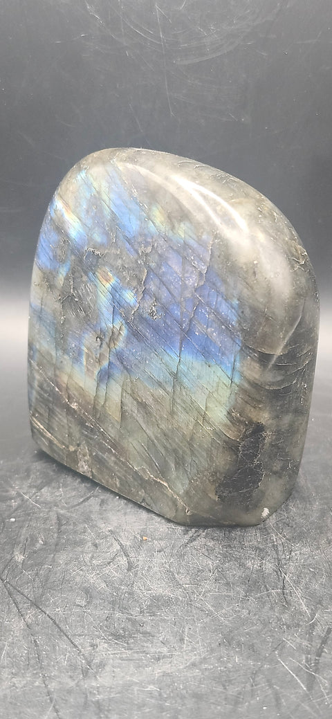 Labradorite free form! 14 ounces, 3 inch by 3 inch