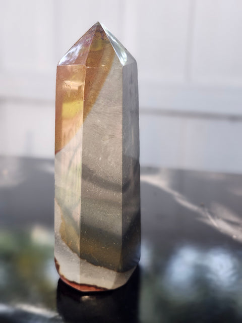 Polychrome jasper tower! 15 ounces, 5.9 inches