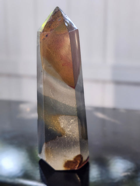 Polychrome jasper tower! 15 ounces, 5.9 inches