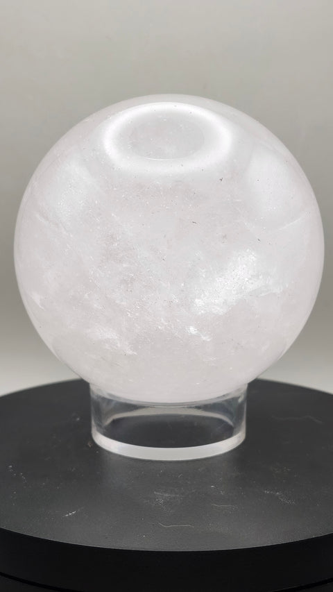 Clear quartz sphere! 1.13 pounds,83mm, 3.3 inches