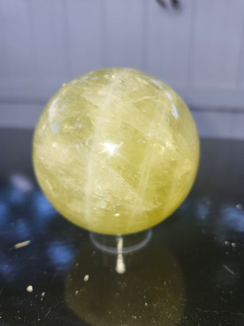 Citrine sphere! 1.1 pound, 70mm, 2.77 inches