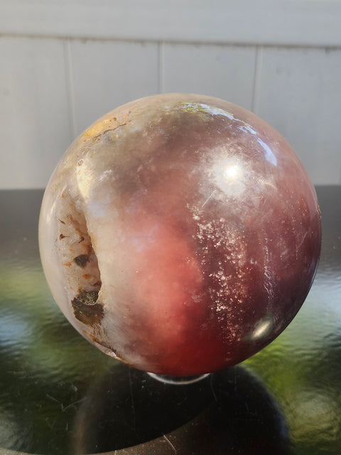 Massive druzy agate sphere! 101mm, 4 inches, 3.12 pounds