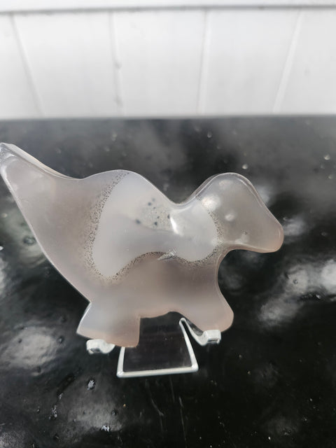 Druzy agate dinosaur! 3 ounces, 3 inches