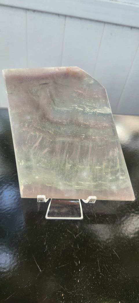 Florite slab, 1.6 pound, 5.25 inches tall by 4.25 wide!