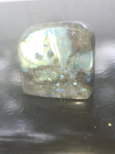 Labradorite free form! 9 ounces, 2.5 inches wide, 2.3 inches tall
