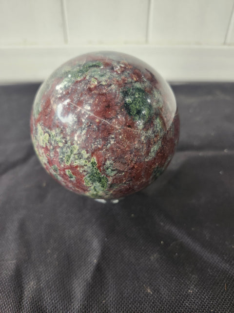 1.8 pound, 84.4mm, 3.32 inch ocean jasper sphere