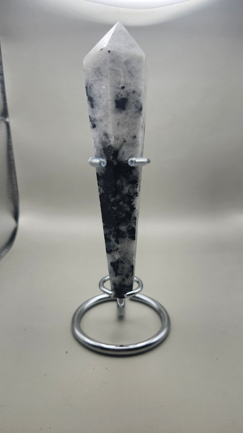 Rainbow moonstone scepter 6 inches, 6 ounces!!