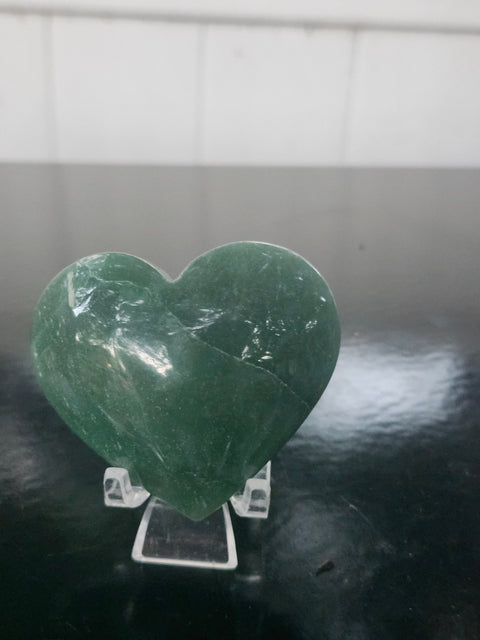 Green aventurine heart! 2.5 ounces, 2.3 inches