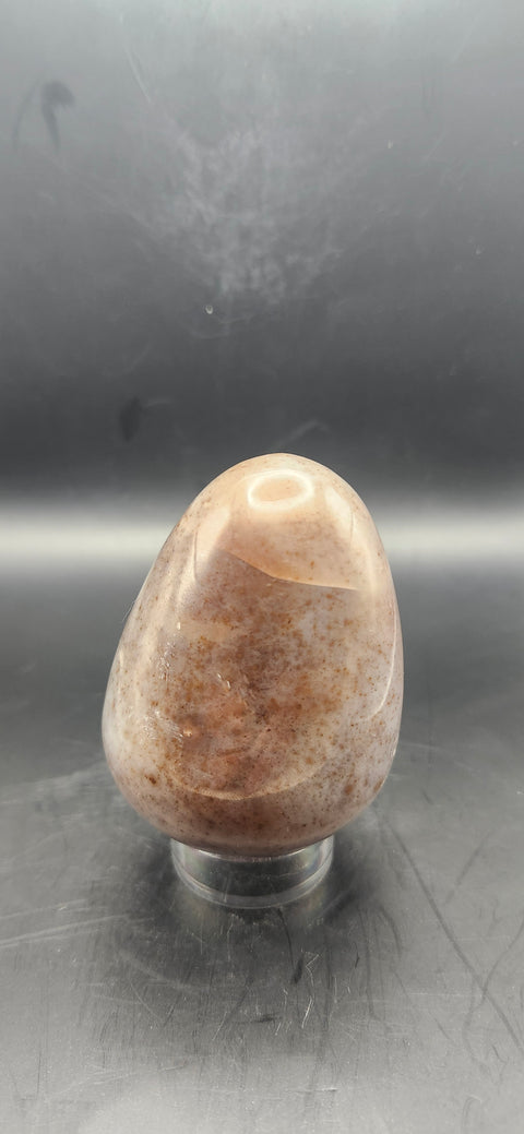 Sunstone egg. 9 ounces, 2.78 inches tall!