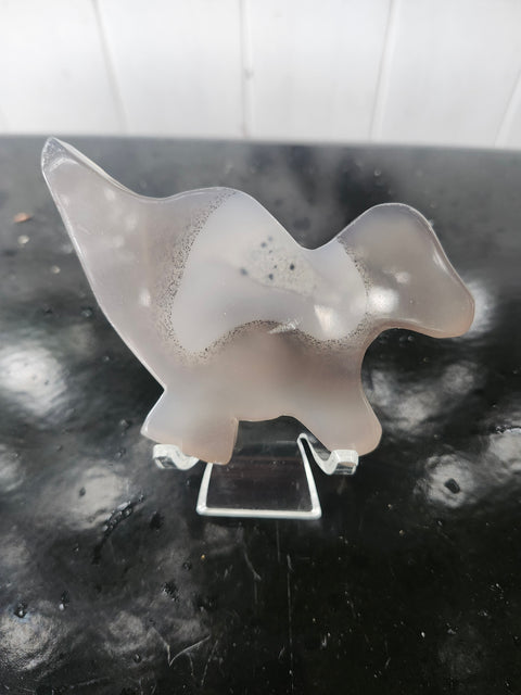 Druzy agate dinosaur! 3 ounces, 3 inches