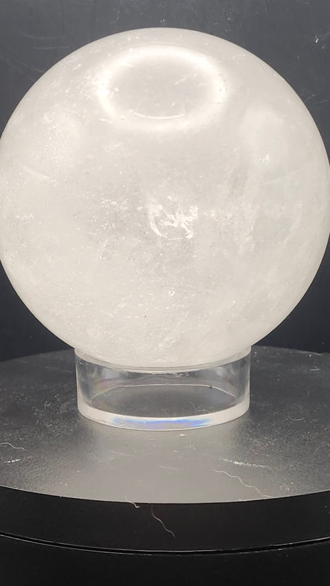 Clear quartz sphere! 1.13 pounds,83mm, 3.3 inches