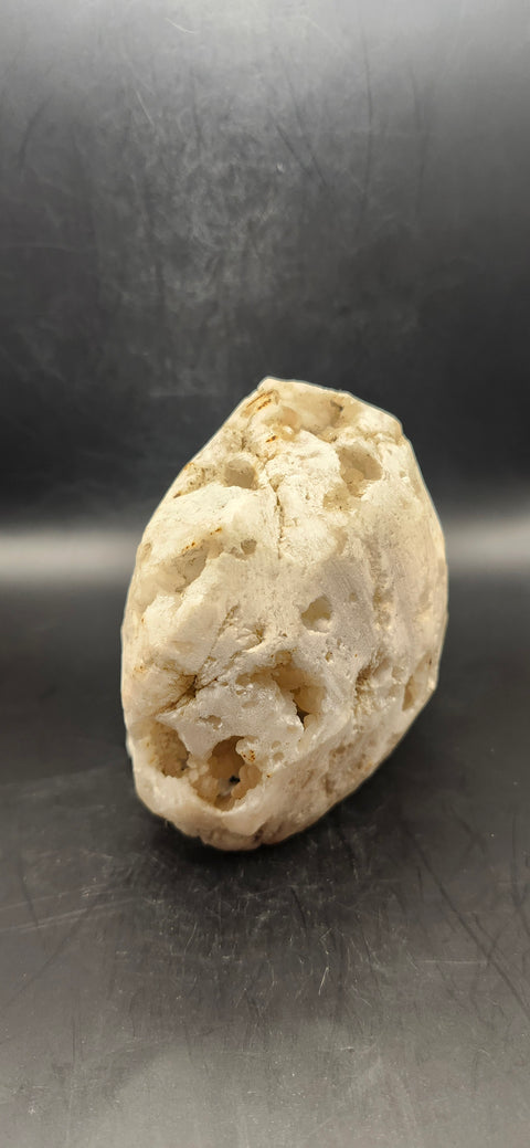 Calcite free form! 1.6 pounds, 4.1 inches wide, 3.1 tall