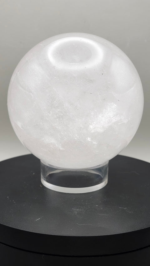 Clear quartz sphere! 1.13 pounds,83mm, 3.3 inches