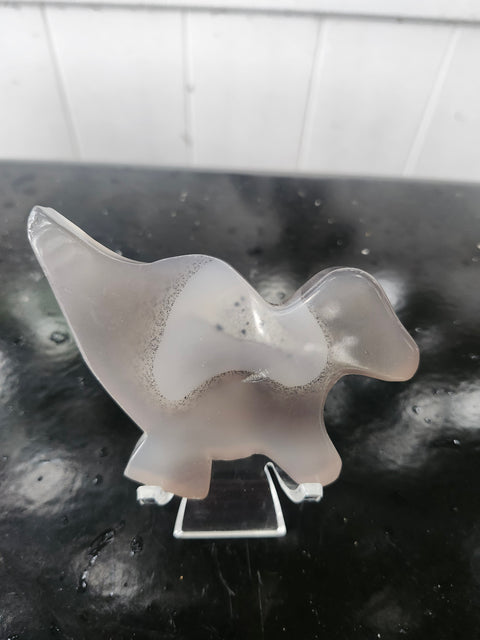 Druzy agate dinosaur! 3 ounces, 3 inches