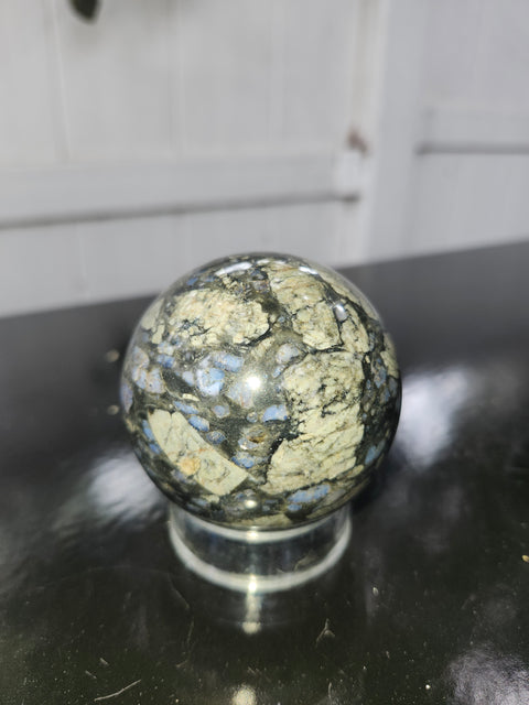 Llanite que sera sphere! 11 ounces, 60.5mm, 2.38 inches
