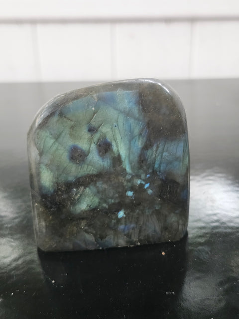 Labradorite free form! 9 ounces, 2.5 inches wide, 2.3 inches tall