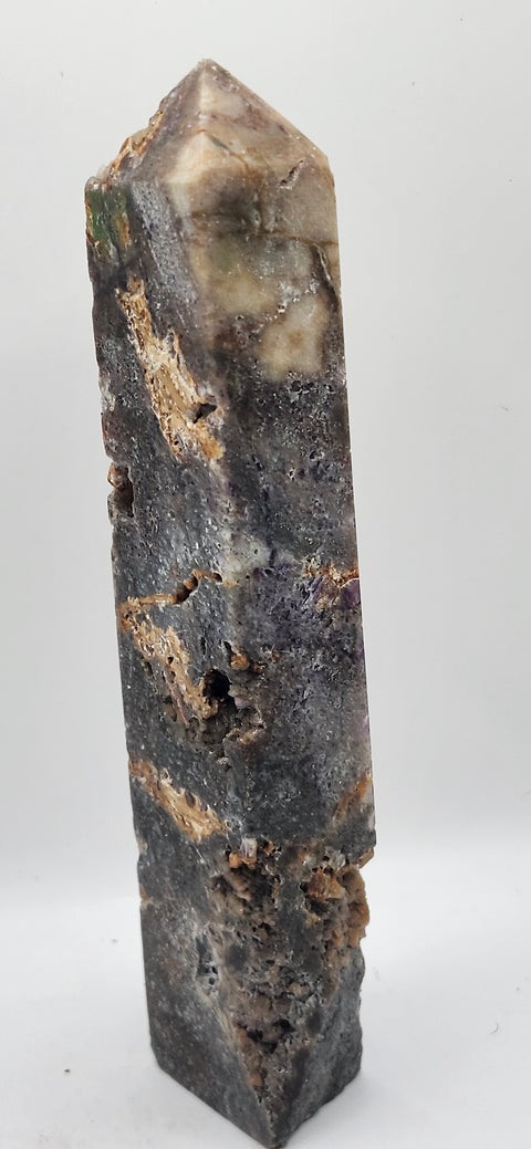 Opalized fluorite tower! 10 ounces, 6 inches tall