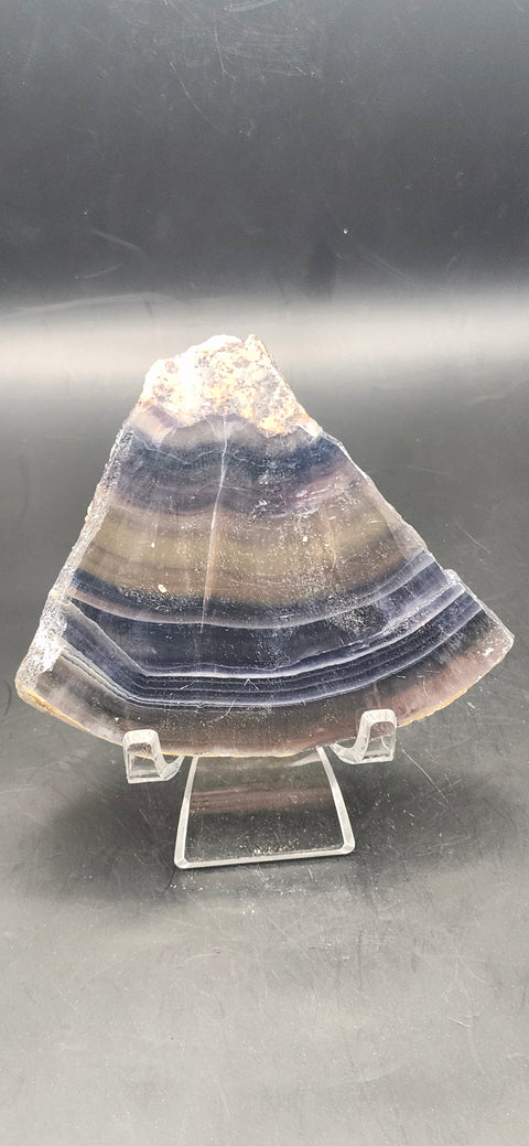 Mini blue,green purple florite slab! 3.25 inches, 3.8 ounces