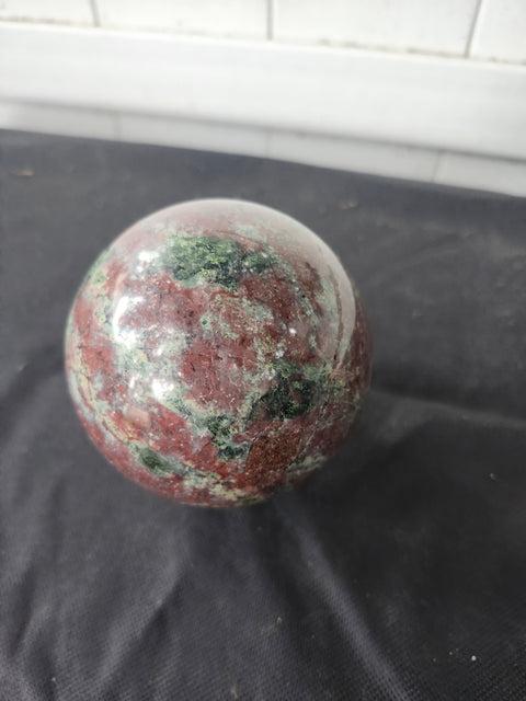 1.8 pound, 84.4mm, 3.32 inch ocean jasper sphere