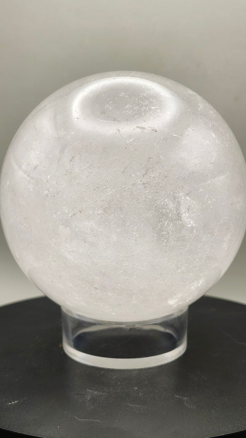 Clear quartz sphere! 1.13 pounds,83mm, 3.3 inches