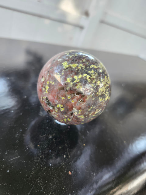 56.2mm, 2.21 inch 9.2 ounce Sunstone sphere
