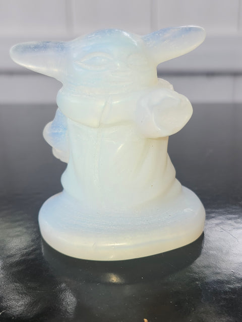 Opalite yoda! 4.4 ounces, 2.3 inches
