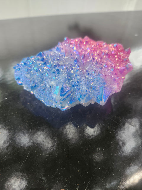 Blue and pink aura quartz 6.6 ounces