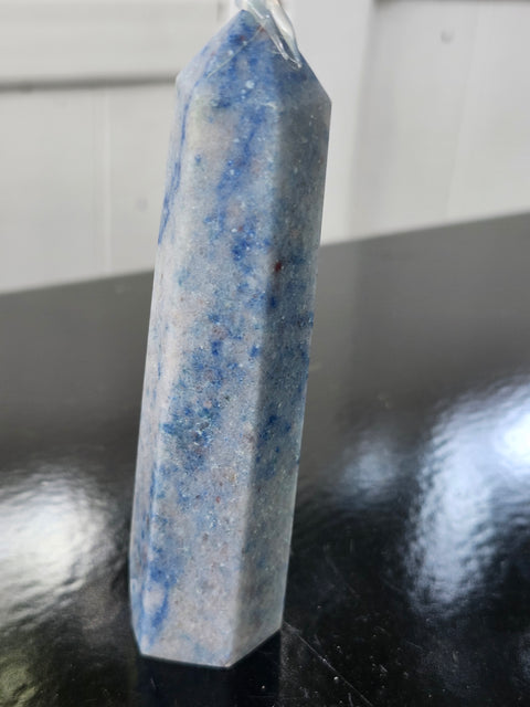 Blue aventurine tower! 4.6 ounces, 4.25 inches