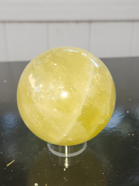 Citrine sphere! 1.1 pound, 70mm, 2.77 inches