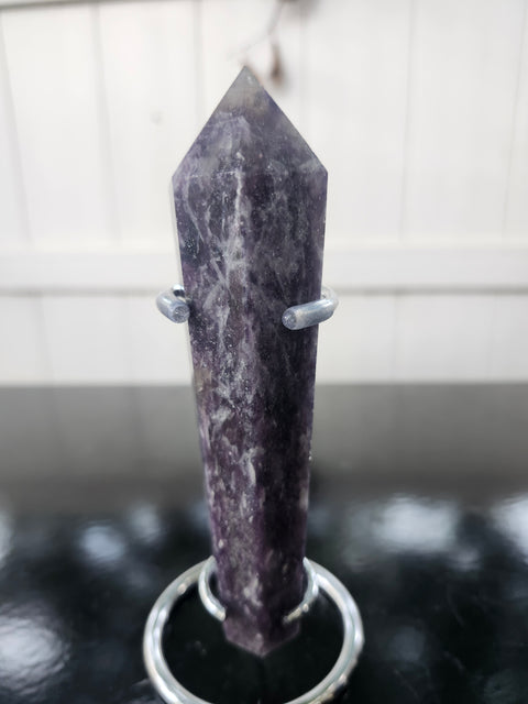 Lepidolite scepter! 5.8 ounces, 5 inches