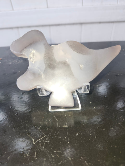 Druzy agate dinosaur! 3 ounces, 3 inches