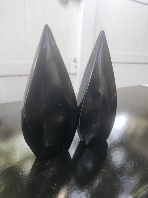 Black obsidian tear tower! 7 ounces 5.1 inches