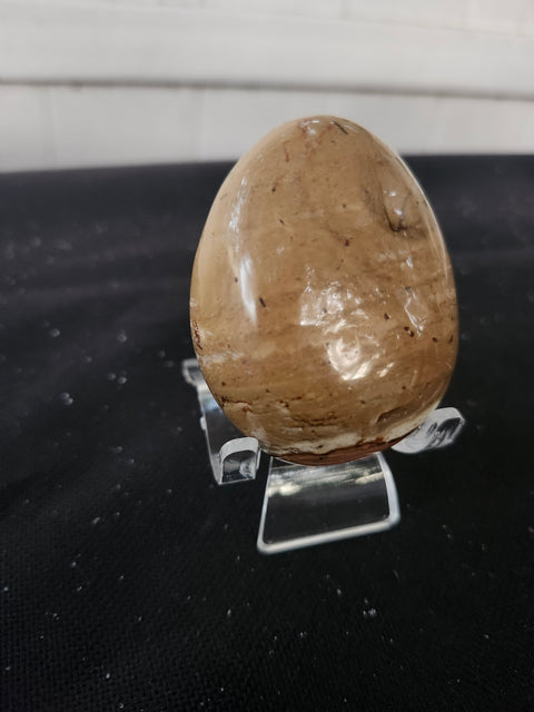 5 ounce, 2.75 inch polychrome jasper palm stone