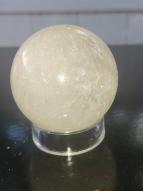 59.5mm 2.34 inch, 10.6 ounce Ferruginous quartz sphere