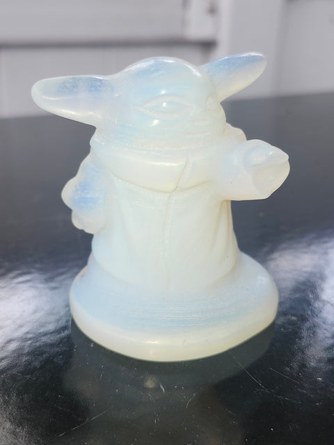 Opalite yoda! 4.4 ounces, 2.3 inches