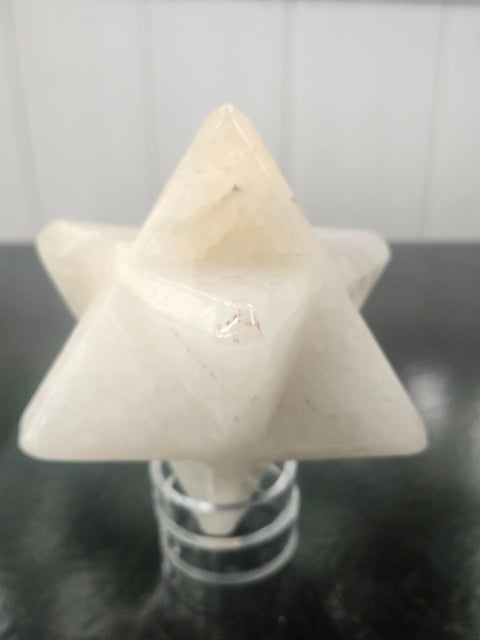 Ferruginous quartz mercaba! 2.3 inch by 2.3, 12 ounces