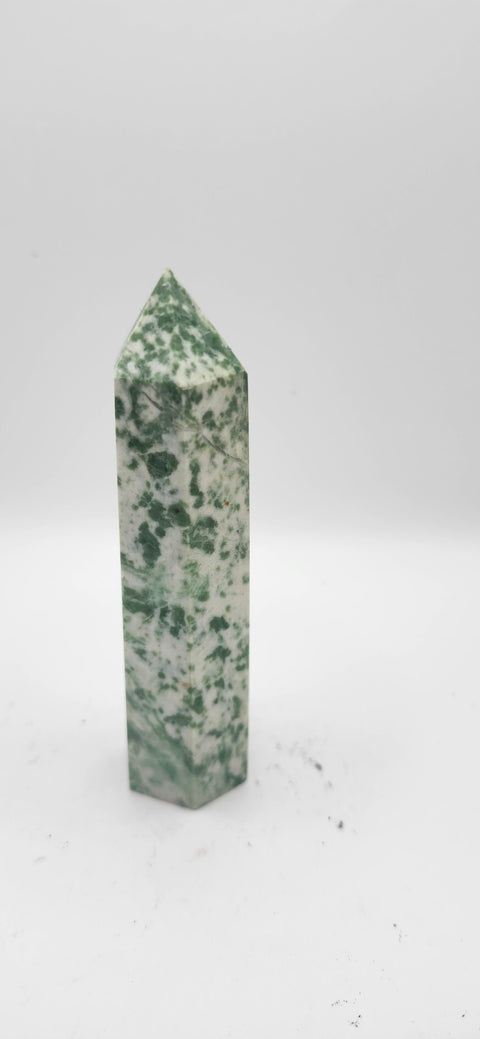Tree agate tower! 4 inches, 4 ounces