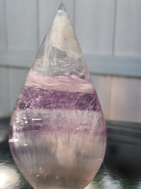 Florite tear drop tower! 10 ounces, 4.9 inches tall, 2.5 wide