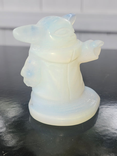 Opalite yoda! 4.4 ounces, 2.3 inches