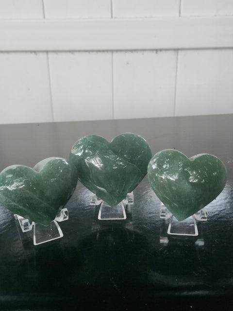 Green aventurine heart! 2.5 ounces, 2.3 inches
