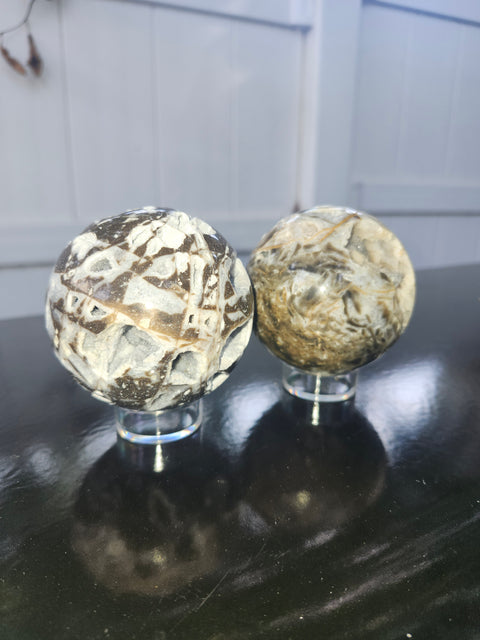 Sphalerite sphere! 12 ounces, 66mm, 2.6 inches