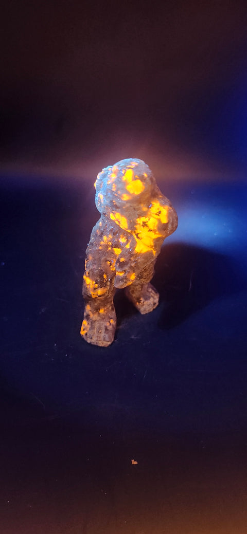 Flame stone sasquatch! 3.5 inches tall, 3.2 ounces