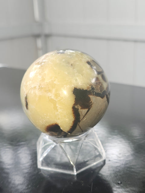 11 ounce Septarian stone sphere! 61.4 mm 2.41 inches