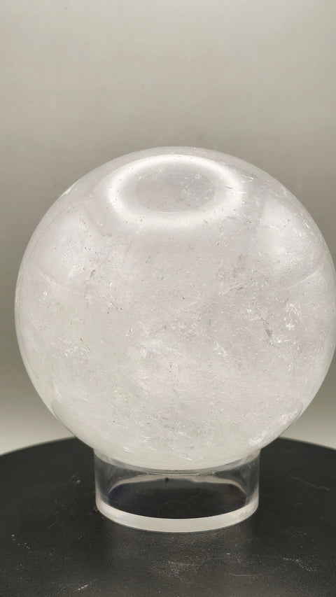 Clear quartz sphere! 1.13 pounds,83mm, 3.3 inches
