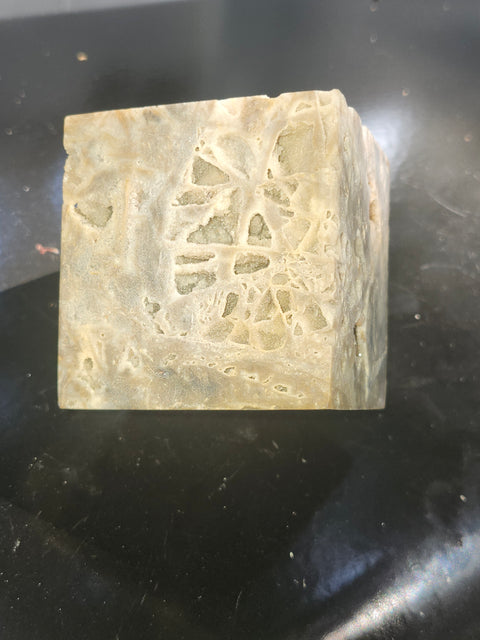 Sphalerite balancing cube! 2.4 by 2.3 inch, 1.2 pounds