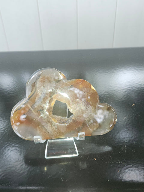 Druzy agate cloud! 6.4 ounces, 5.2 inches wide, 3.6 tall