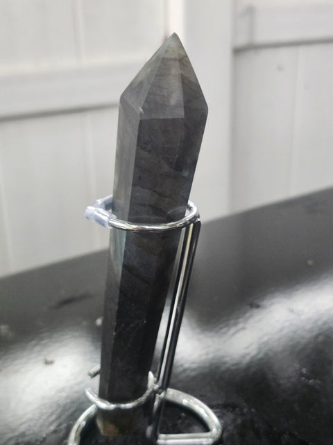 Labradorite scepter! 4.6 ounces, 144mm, 5.6 inches