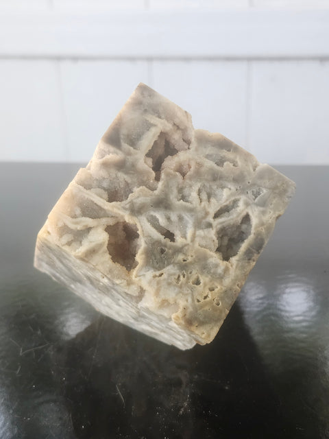 Druzy agate balancing cube! 1 pound, 2.8 by 2.7 inches